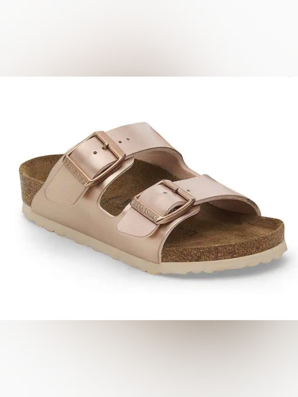 Birkenstock Arizona Kids In Electric Metallic Copper